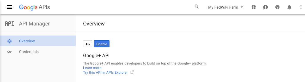 Google+ API